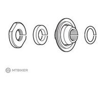 Cône d'axe SHIMANO - Shimano V-axe Conus HB-M590 Deore Y2tr98020