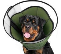 Cône de cou léger pour chien et chat - Lavable - Pour convalescence après chirurgie - Alternative au grand cône pour chien