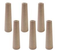 Cône de fil - 30 grammes, six tubes en carton, pour tricot et crochet. Organisateur réutilisable, construction légère et stable | Parfait pour la gestion du fil des fournitures de bricolage