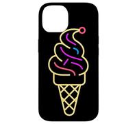 Cône de glace Ligne artistique Gelato Coque pour iPhone 14