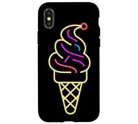 Cône de glace Ligne artistique Gelato Coque pour iPhone X/XS