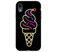 Cône de glace Ligne artistique Gelato Coque pour iPhone XR