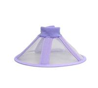 Cône de protection Seethrough Pet Recovery Collar pour chiens et chats selon la chirurgie - Taille du cou réglable - Empêche un cône de chat réglable de lécher