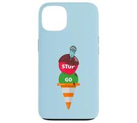 Cône de Route et Stop Go Panneaux de crème glacée drôle Coque pour iPhone 13