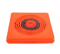 Cône de Sécurité Routière en PP 2 Pièces Pliable 45cm | Résistant aux Intempéries, Réutilisable et Étanche, Orange et Noir, pour Panne, Sport et Garçon et Filles