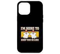 Cône de signalisation fantôme Halloween I'm Here to Keep You in Line Coque pour iPhone 12 Pro Max