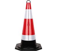 Cône de signalisation routier résistant, Cônes de signalisation portatifs en caoutchouc avec colliers réfléchissants for la formation à la conduite dans les allées et les parkings