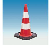 Cône de signalisation TL Poids 5,80kg Hauteur 750mm 2 bandes