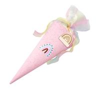 Cône D'école En Sucre - Sac À Goûter Anniversaire Rentrée Scolaire | Sac De Cadeaux D’anniversaire | Pour Les Fêtes D'adolescents Salle De rémonie De Carnaval Événements À Thème De
