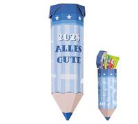 Cône d'école, sac cadeau, cône d'école en forme de crayon, cône d'école pour filles et garçons avec noms, emballage cadeau de 41 cm pour les CP, boîte en carton pour les fournitures scolaires