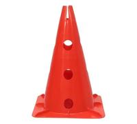 Cône d'entraînement avec support pour piquet + cerceau base carrée Softee Rouge 50 cm Unisex