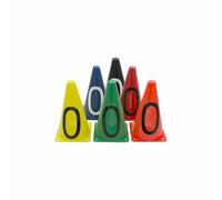 Cône d'entraînement Softee Nº 0 23cm Jaune 23 cm Unisex