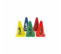 Cône d'entraînement Softee Twist Jaune 23 cm Unisex