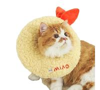 Cône Doux Du Chat, Dessin Animé En Peluche Tempura Taiyaki Cône, Collier De Protection Anti-bite, Récupération De Cicatrisation Des Plaies, Nettoyage Pratique, Touches Douces 9,84x9,06 Pouces Pour Les