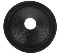 Cône du Haut-parleur 5 Pouces en Aluminium PP Noir, Réparation Rapide | Partie Bords en Caoutchouc, Élasticité Stable, Montage Simple, pour Subwoofer et Radios Accessoires