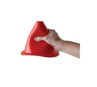 Cône extra-souple 18 cm Rouge Unisex