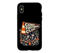 Cone Footwork Club Slalom en Patins à roulettes Coque pour iPhone X/XS