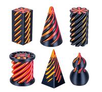 Cône Impossible,6 Pièces Décor Bureau Impression 3D,Jouets À Anti-Stress - pour , Adultes, Bureau, Salle de Classe, Méditation et Voyage