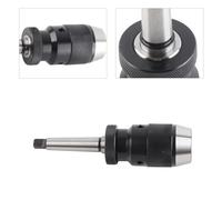 Cone Mandrin Mandrin de Perçage de Tour avec Arbre Conique MT2-JT3, Mandrin KeylDrill Auto-serrant de 1 à 16 Mm