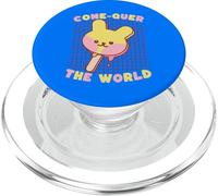 Cone-Quer The World Kawaii Bunny Ice Pop PopSockets PopGrip pour MagSafe