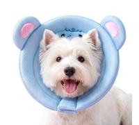 Cône Souple pour Chien Protège-Cou Respirant Anti-Léchage | Collier E-Collar Chat Plaie Récupération Pour Chiot Petit Moyen Et Grand Stérilisation Plaie Blessure Récupération