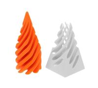 Cône Spirale 3d en Plastique, Pyramide Impossible, Décoration Bureau | Fidget de Main, Finition Polie Peinte, pour Espaces de Travail, Séances D'idéation, Objet