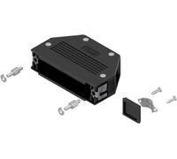 Conec SnapLock 16-003290E Capot SUB-D Nombre de pôles: 50 matière plastique 90 °, 180 ° noir 1 pc(s)