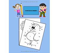 Conecta Los Puntos: Para Niños Animales Salvajes, Niños, Flores, Dinosaurios, Dulces Y Otros