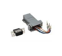 CONECTICPLUS Adaptateur ethernet rj45 - db9 mâle à câbler