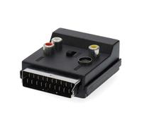 CONECTICPLUS Adaptateur Péritel femelle - Svidéo + 3 RCA (compatible FREEBOX)