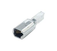 CONECTICPLUS Adaptateur téléphonique RJ9 Anti-enroulement Monobloc
