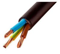CONECTICPLUS Bobine de câble électrique souple 3x1.5 mm_ H07RNF 5 mètres noire