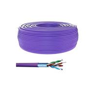 CONECTICPLUS Bobine de câble ethernet rj45 cat5e monobrin blindé violet lsoh rpc dca - 100m