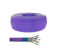 CONECTICPLUS Bobine de câble ethernet rj45 cat6a 500 mhz double monobrin surblindé lsoh 300m Violet G