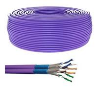 Dexlan - Câble en vrac - 305 m - 7.5 mm - F/FTP - duplex - CAT 6a - sans halogène, conducteurs massifs - violet