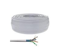 CONECTICPLUS Bobine de câble ethernet rj45 cat6a monobrin blindé lsoh dca - 500m gris