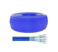 'Goobay 91896 "Cat 7 A +" Duplex Câble réseau, "S/FTP (PIMF), 100 m Bleu/Noir