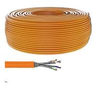 CONECTICPLUS Bobine de câble ethernet rj45 cat7a monobrin double blindage awg23 - 500m orange G