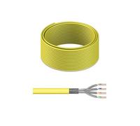 CONECTICPLUS Bobine de câble ethernet rj45 cat8.1 monobrin double blindage lsoh - 50m