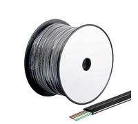 CONECTICPLUS Bobine de câble téléphone RJ12 100 mètres Noir