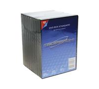 KOMELEC Boitier Dvd Standard Noir 1 Dvd Pack 10