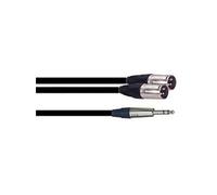 CONECTICPLUS Câble 2 xlr mâles jack 6.35 mâle 3m