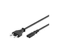 CONECTICPLUS Câble électrique bipolaire format huit 50cm noir