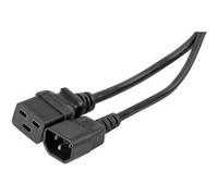KOMELEC FRANCE Câble Électrique C14 Vers C19 Noir 2 M Noir
