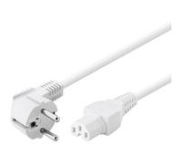 CONECTICPLUS Câble électrique secteur avec détrompeur c15 1.80m blanc