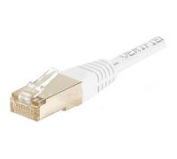 CONECTICPLUS Câble Ethernet Cat6 50m blindé cuivre blanc
