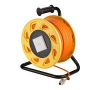 CONECTICPLUS Câble ethernet cat6a sur enrouleur monobrin surblindé 50m