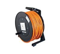 CONECTICPLUS Câble ethernet cat6a sur enrouleur monobrin surblindé 90m