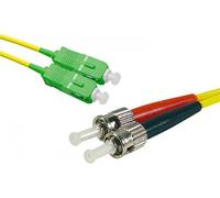 CONECTICPLUS Câble fibre optique monomode os2 9/125 sc-apc/st-upc 1m