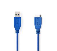 CONECTICPLUS Câble USB 3.0 vers micro USB B - bleu 1m